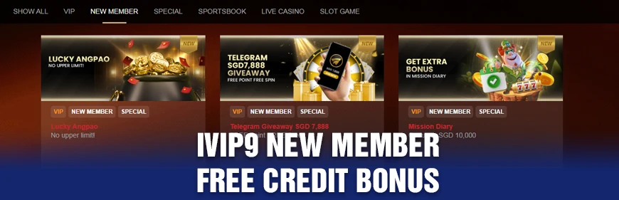 Introducing IVIP9 Online Casino | Review 5 ivip9 new member free credit bonus