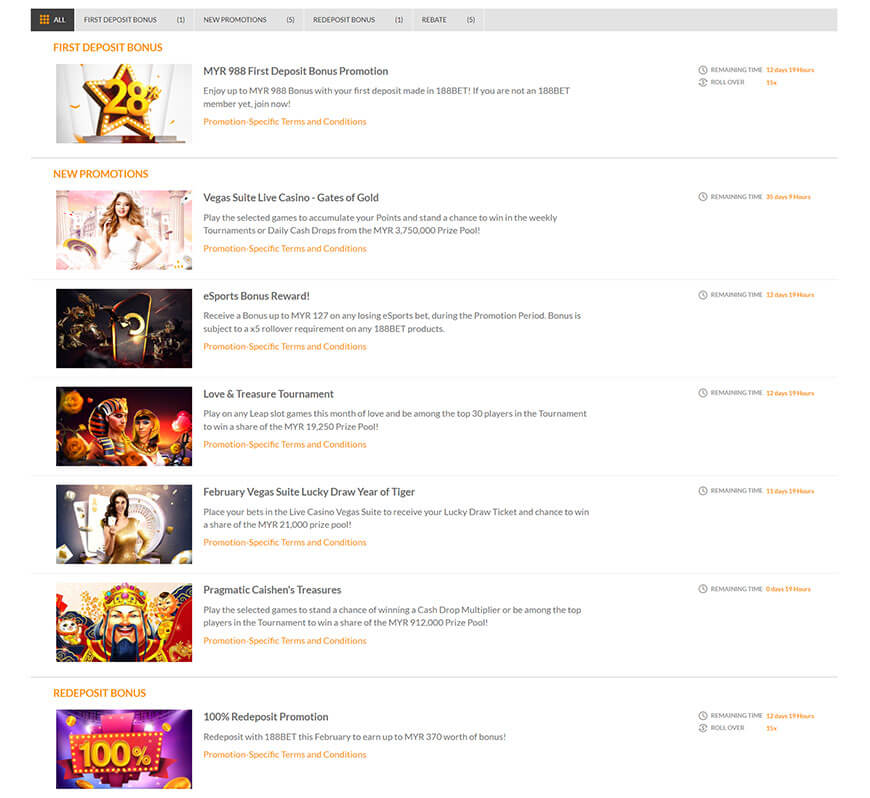 188Bet | Top rated online casino in Singapore 2024 7 188Bet promotion