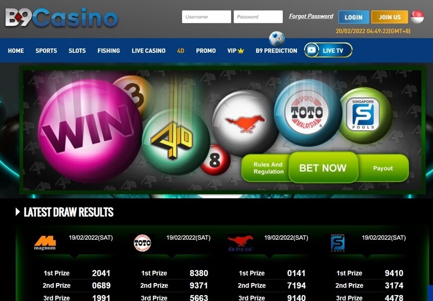 4D Online Lottery