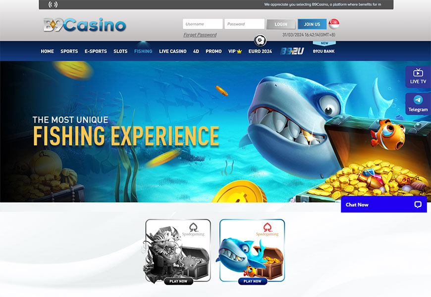 B9Casino Fishing Slot