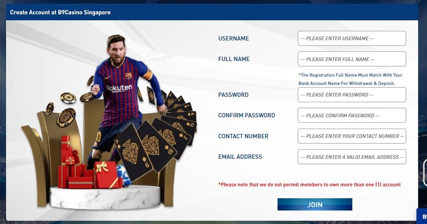 Join the bookmaker