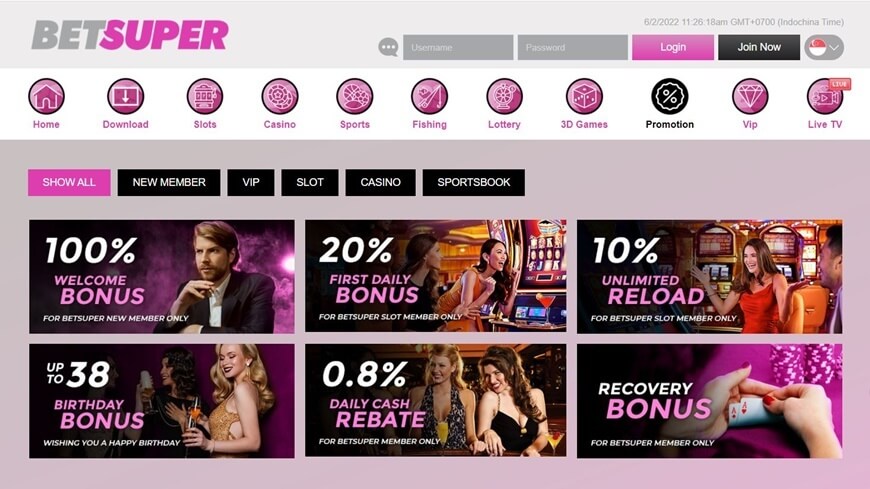 Betsuper | One Of The Kings Of Singapore Betting Village 7 Promotion Programs