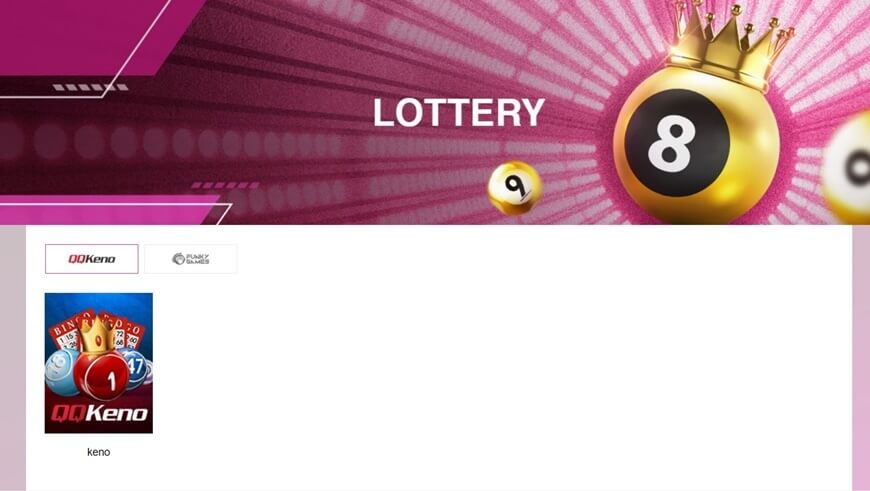 Online lottery