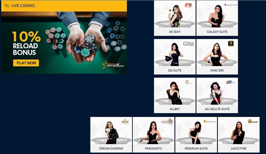 HFIVE5 | Why It Deserves One Of The Best Singapore Online Casinos 2024 3 Live Casino