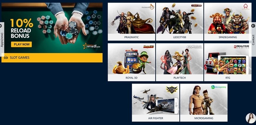 HFIVE5 | Why It Deserves One Of The Best Singapore Online Casinos 2024 5 Slot games