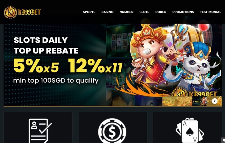 KB99BET | One Of The Leading Singapore Online Bookie 3 Hompage of bookie