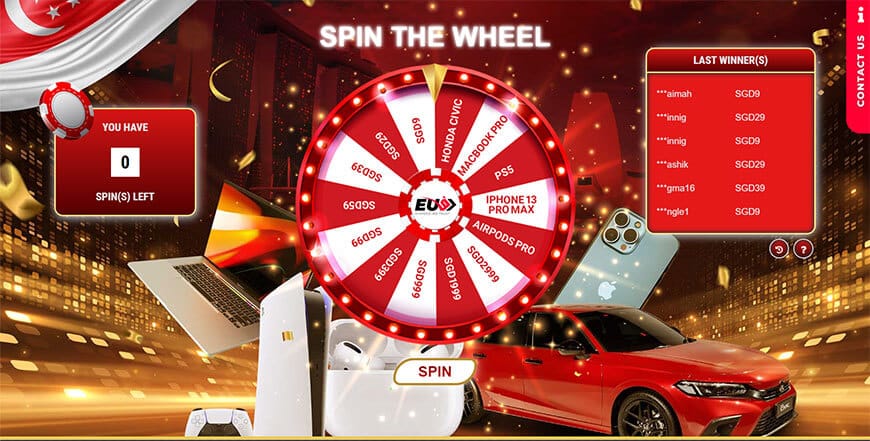 Spin the wheel EU9