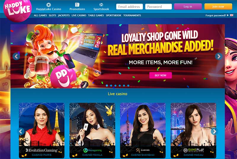 casino at happyluke impresses users