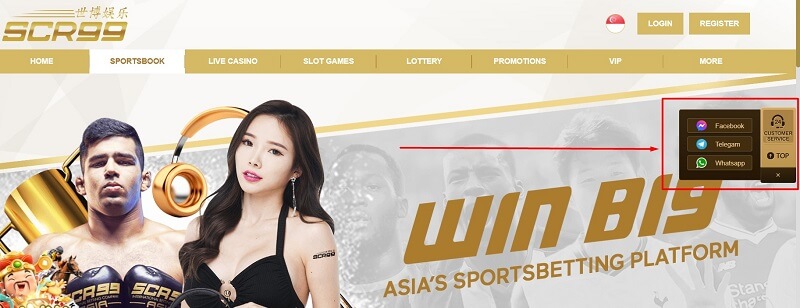 SCR99 Asia's Number One Online Betting Website 6 Contact the website SCR99