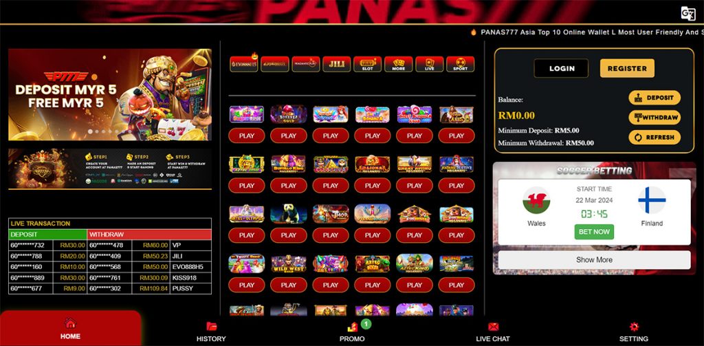 Pana777 games