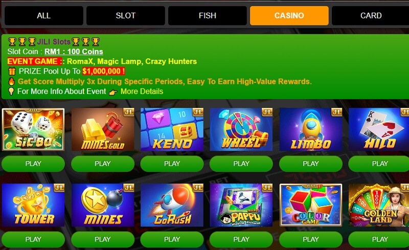 Get rich with Online Casino Live at Bonus888 bet