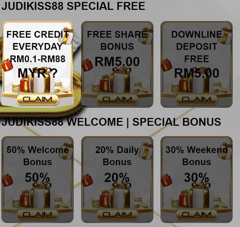 Very large promotions with judikiss88