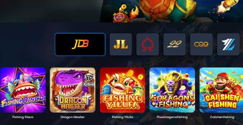 Series of fish-shooting games at BP77 Casino